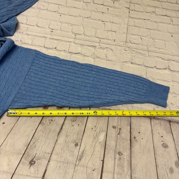 Mackinnon of Scotland Men 100% Wool Cable Knit Sweater Size XL X-Large D037 -26 - Picture 5 of 15